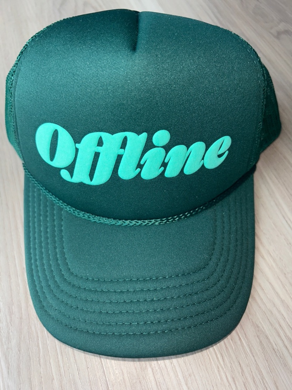 Offline Snapback Trucker Hat
Green NEW Adjustable Outdoor Mesh Back Rope - Picture 2 of 8